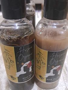 Husma Organic Hair Oil &amp; Shampoo Set