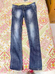 Spykar Dark Blue Skinny Fit Low Rise Jeans🫶🏻
