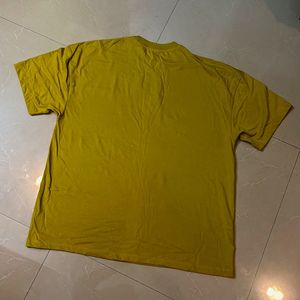 Yellow Graphic Print Tee