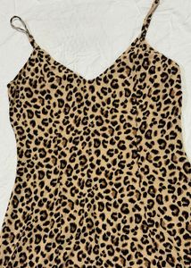 Leopard Print Mini Dress