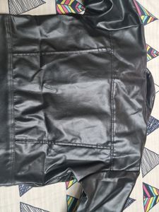 Crop Leather Jacket