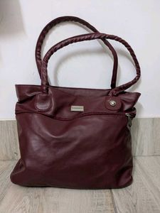 Burgundy shoulder Bag