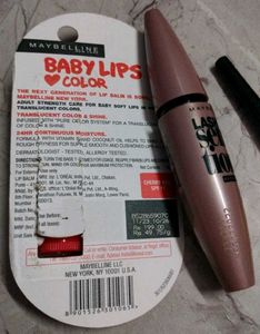 Eyeliner &amp; Mascara &amp; Lipbalm