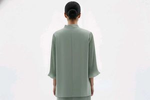 Mint Green Pleated design