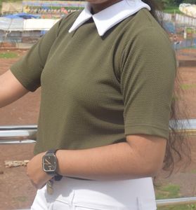 Olive Green Top