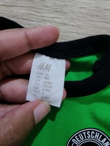 H&amp;M Green Germany Football Onesie