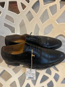 Arrow Black Leather Oxford Dress Shoes
