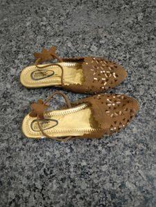 Brown Ethnic Flats