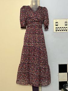 Pintrest Floral Long Dress
