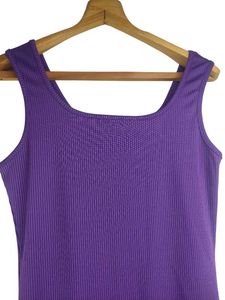 Purple Bodycon Mini Dress