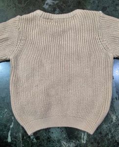 Cute Bear Applique Knit Sweater kids 1-2 years