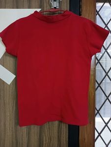 Aesthetic Red Crop Top