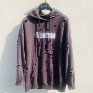 Balenciaga Distressed Hoodie