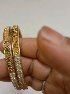 1Gram Gold Bangles 2.6 Size