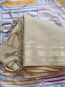 Elegant saree withTassels with stitched blouse