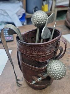 Vintage Golf Inspired Bar Tools