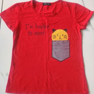 Red Imported Tshirt