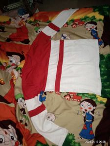 Red and White Striped Long Sleeve