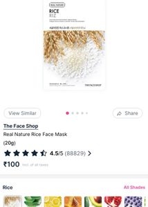 The Face Shop Mask Set of 3