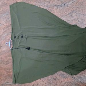 Green Color Abaya