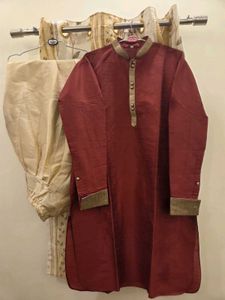 Maroon Kurta Set