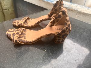 Leopard Print Wedge