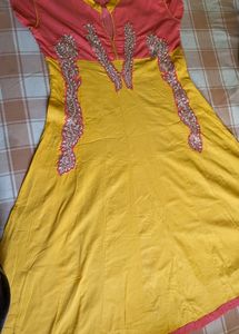 Daily Wear kurti - Mustard Yellow