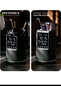 (NEW) XECH- DIGITAL CLOCK WITH SPEAKER AND Holder