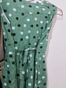 Green Polka Dot Dress