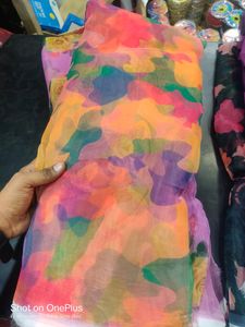 Digital Print Organza Fabric 55₹ Miter
