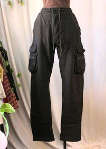 Unisex Black Cargo Pants