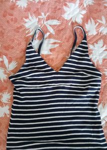 Striped Knit Cami Top