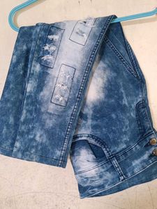 Acid Wash Ripped Jeans