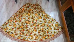 Floral Print Ethnic Skirt