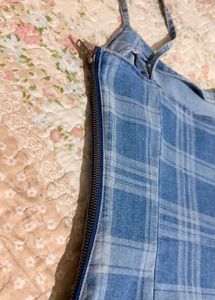H&amp;M Denim Blue Mini Dress