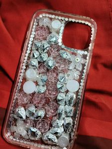 Rhinestone Floral iPhone Case
