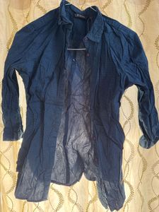 Van Heusen Shirt And Black Top