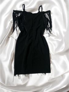 Cold Shoulder Trim BodyCon Dress- Shein 💕