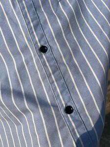 Striped Blue Casual Shirt