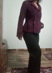 Maroon Short Coat