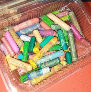 Used Oil Pastels