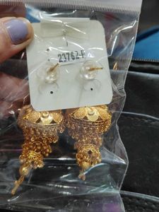 1 Gm Gold Plated Shraddha Earrings