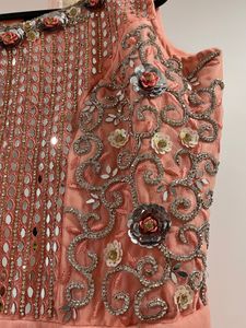 Mirror Work Party Wear Heavy multi FlairedGown