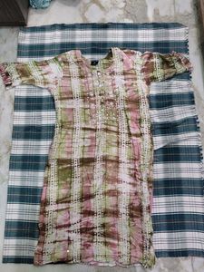 Boho Chic Plaid Tunic Top