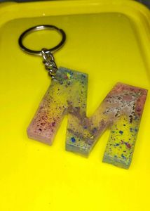 M Letter Keychain Made By Me