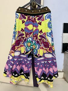 Korean Chromatic Flared Plazzo