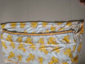 Floral Paint Saree