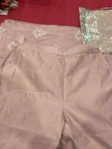 Elegant Pink Embellished Kurti