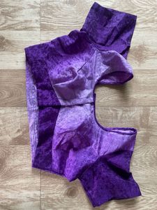 Purple Ombre Saree With Blouse