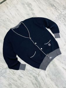Dior Navy Cardigan Sweater